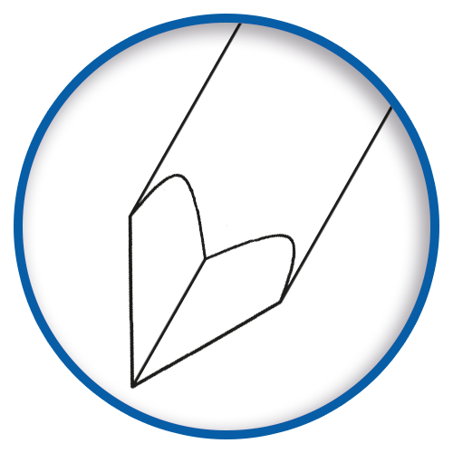 Sivri Elmas 45°/Diamond